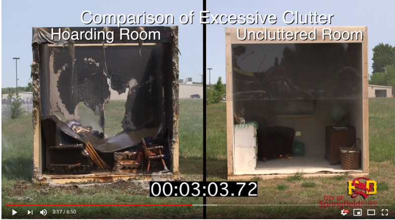 Clutter fire - video pic